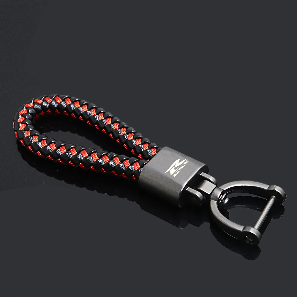 Motorcycle For SUZUKI gsxs gsx-s gsx-r gsxr 250 600 750 1000 13000 1400 motorcycle Leather key chain car accessories