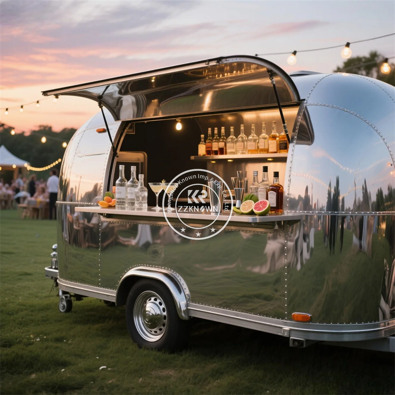 

Street Ice Cream Taco Coffee Cart Catering Fast Food Trailer Custom Logo Pizza and Snack Food Truck for Street Business