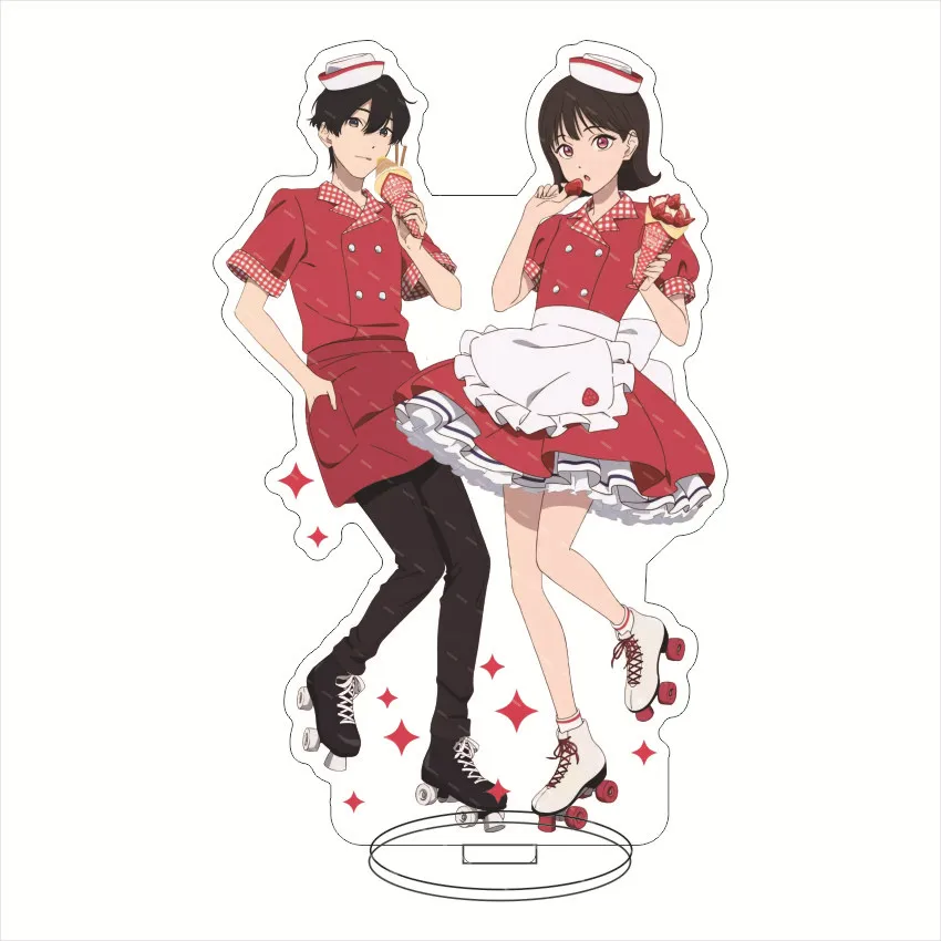 

Anime Shoshimin How To Become Ordinary Fun Acrylic Stand Model Plate Decoration Desk Figure Display Girl Gift New Sale Cartoon