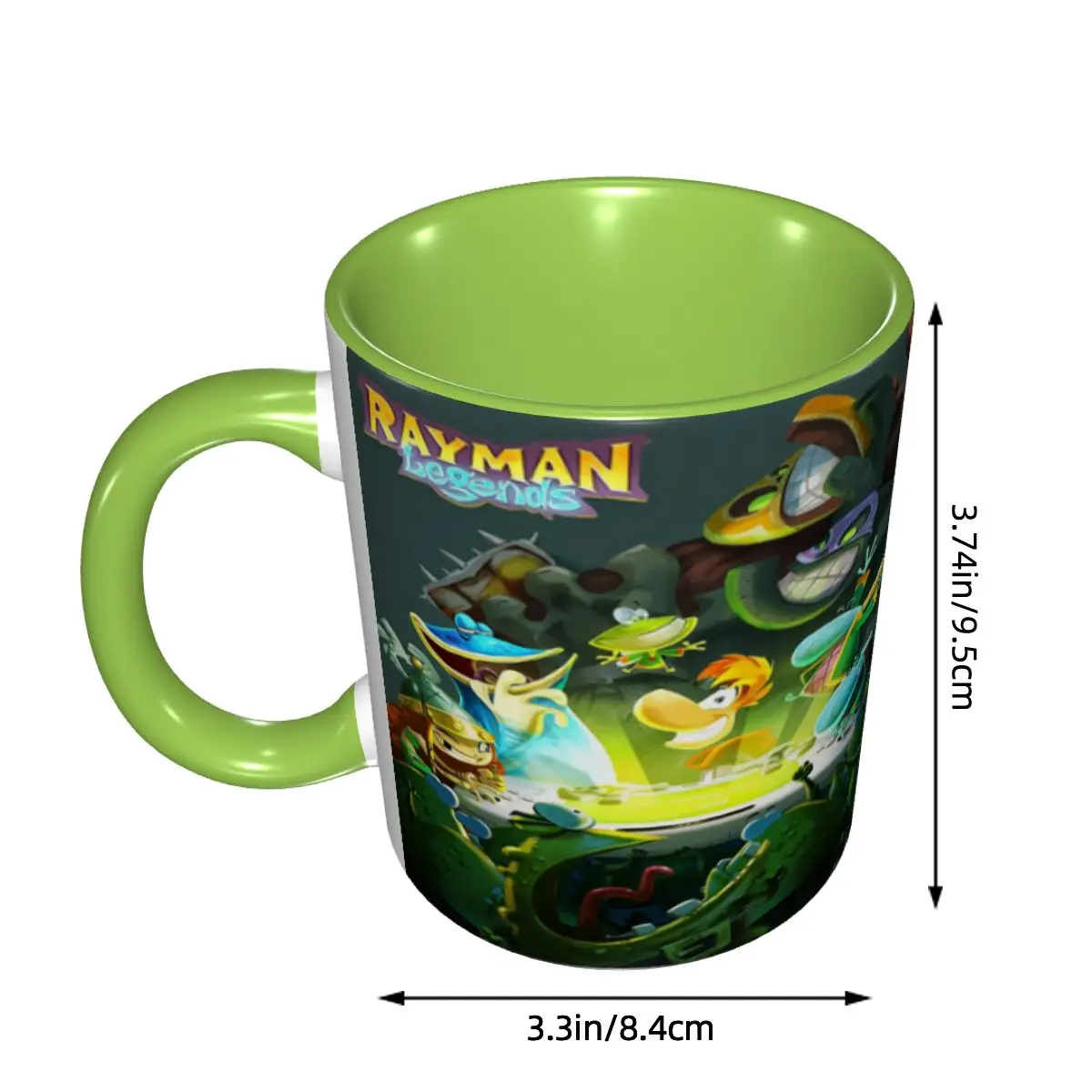 Cartoon Games Rayman Legends Mug Funny Ceramic Coffee Cups Tea Mugs Milk Cup Drinkware Gifts for Friends DIY Custom