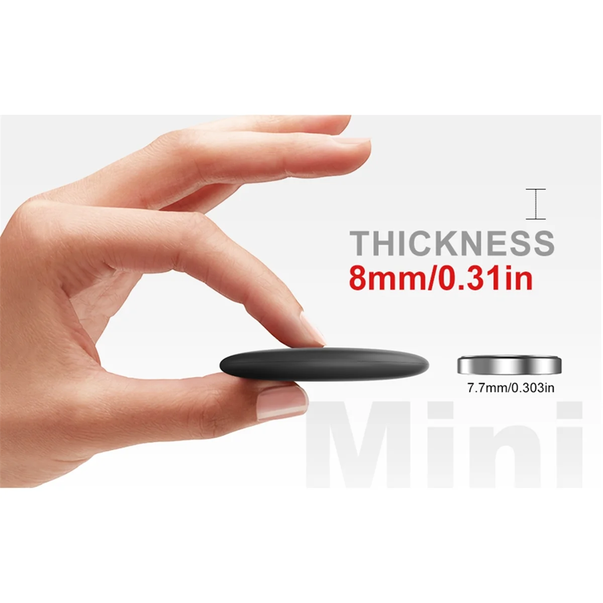

NEW Smart GPS Tracker Finder Compatible with Air Tag for Keys Luggage Suitcase Wallet 2PCS
