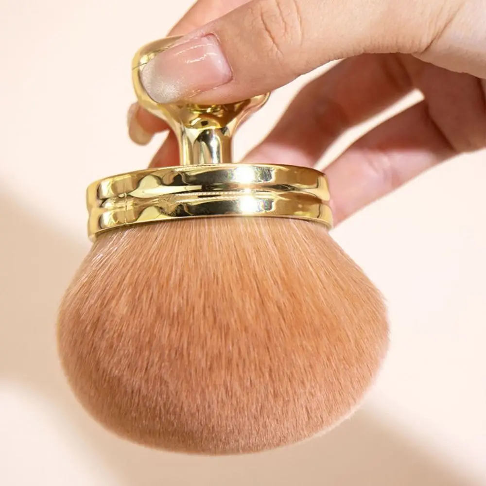 Maquillage ergonomique Extra Large corps pinceau de maquillage doux champignon à large tête Kabuki brosse unique mignon ongles poudre brosse visage