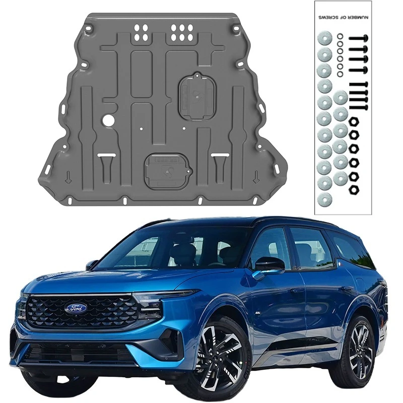 แผ่นกันโคลนใต้เครื่องยนต์คุณภาพสูงกว่า สำหรับ Ford Edge L 2023-2025 2.0T