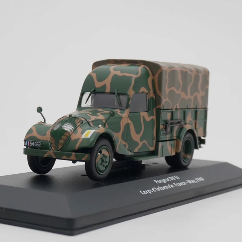 IXO Diecast 1:43 DK 5J Truck 1940 French Military Alloy Vehicle Model Finished Simulation Collection Decoration Gifts Display