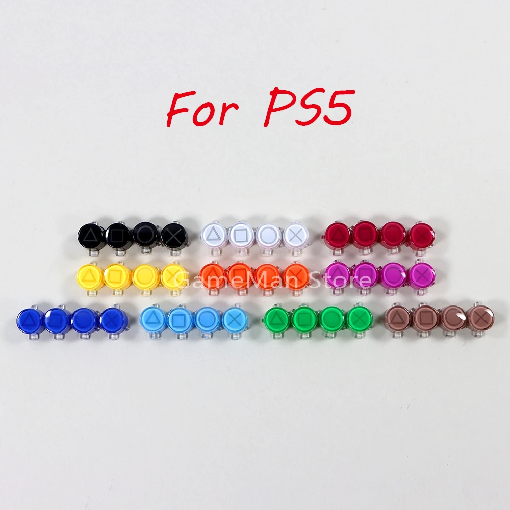 

30sets Plastic Crystal ABXY Buttons Key Kit For PlayStation 5 PS5 Controller Game Accessories