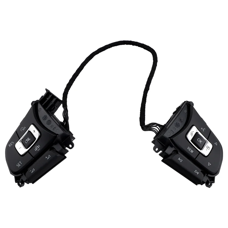 

Multi-Function Steering Wheel Volume Control Switch Buttons For VW Tiguan Touran 5NA959442A-A67F