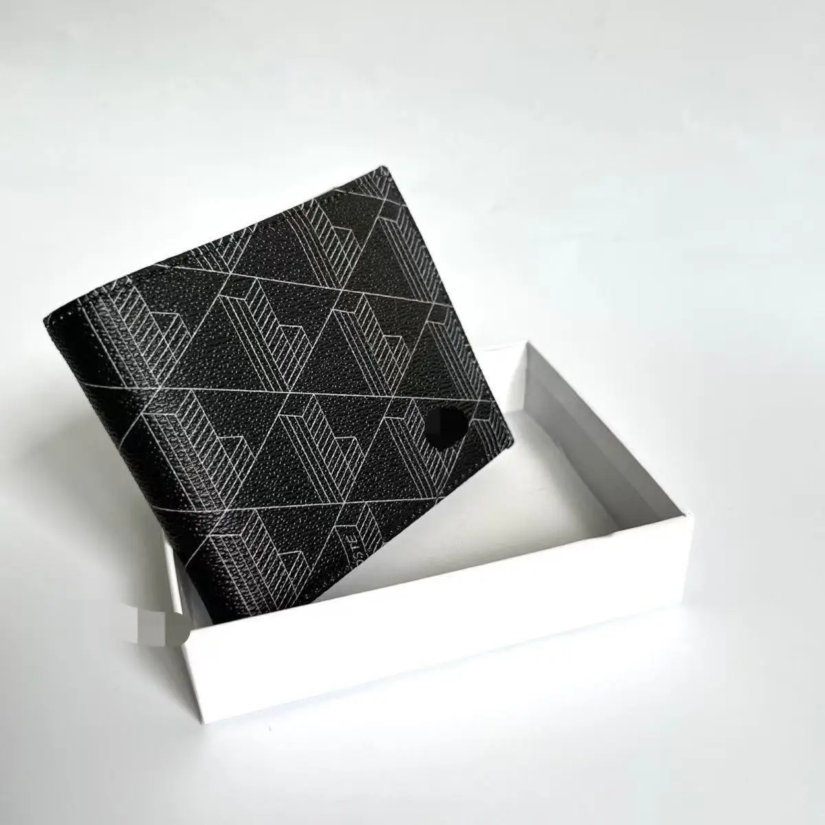 محفظة صغيرة قابلة للطي من سلسلة طباعة عصرية للجنسين #5