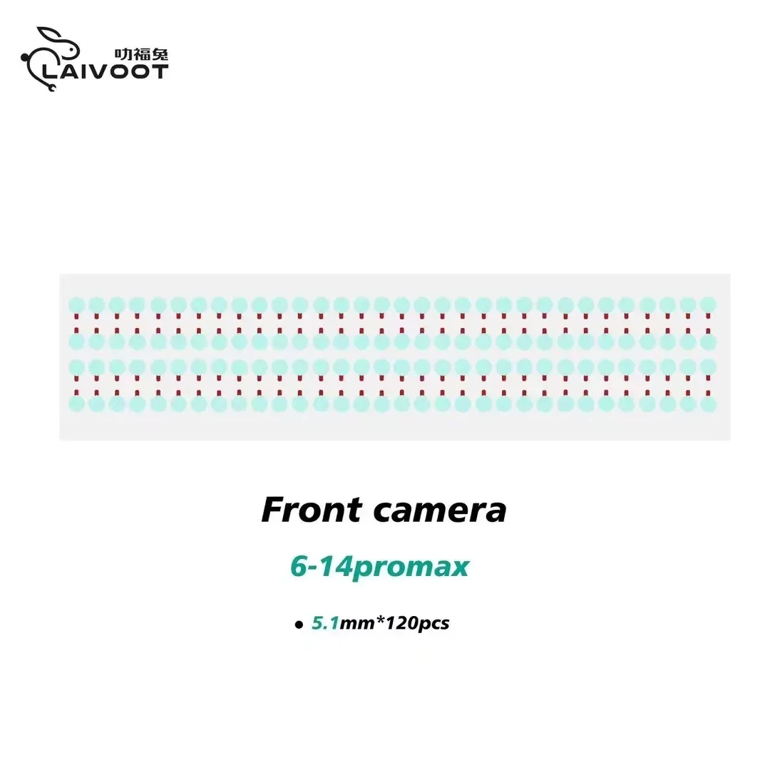 Front Camera And Back Side Camera Protector Sticker For 6-15 Pro Max High Resistant Infrared Dot Matrix Protection Film