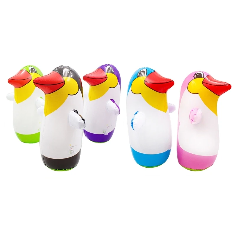 

Inflatable Animal Cartoon Penguin Punching Bags Inflatable Animal Animal Toy Early Educational Toy for Children Kids