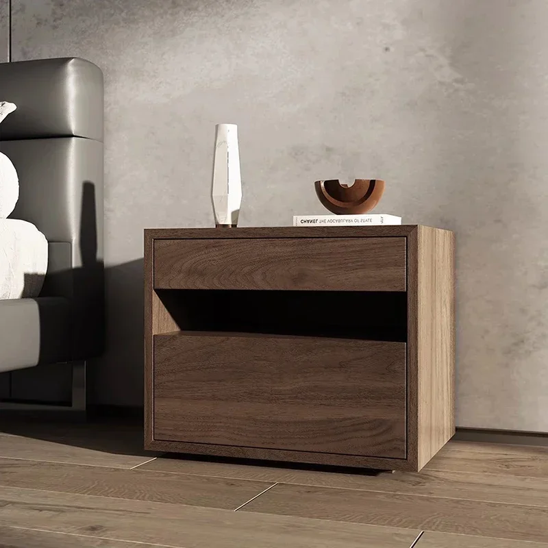 

Luxury Wood Nightstands Cheap Nordic Creative Makeup Modern Bedside Table Designer Mobile Mesita De Noche Dormitorio Furniture