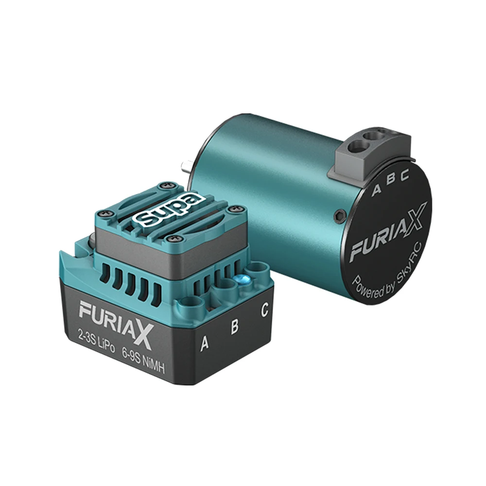 SKYRC ブラシレスモーターESCコンボ FuriaX Supa 3650モーター 60A ESC 2-3S LiPo 3.175mmシャフト 1/10 ツーリングバギー ショートコーストラック用
