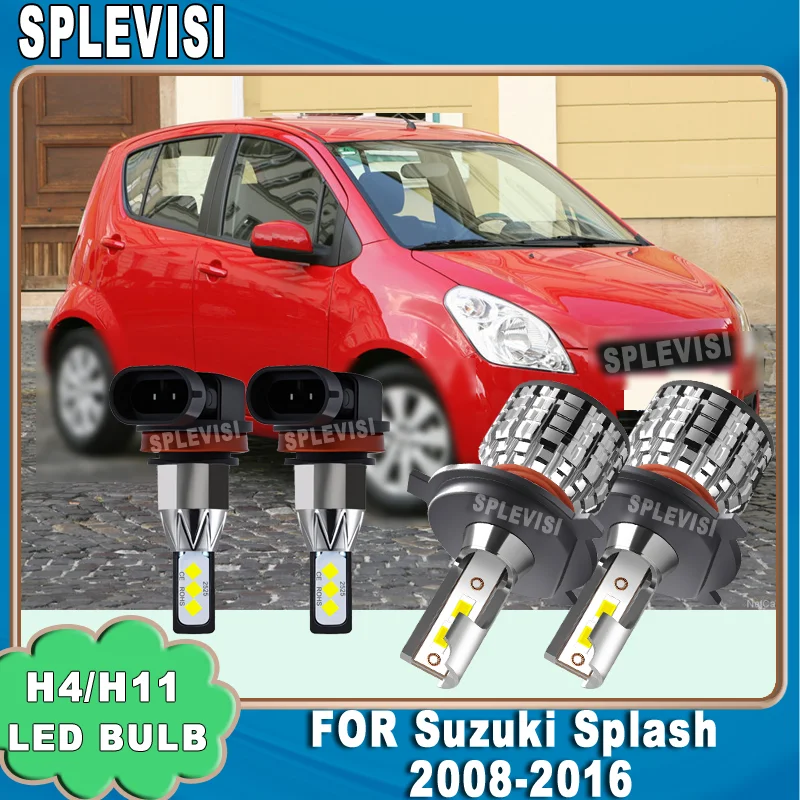 

Replacement halogen Bulbs 6000K 2-4pcs LED Headlight Fog Light For Suzuki Splash 2008 2009 2010 2011 2012 2013 2014 2015 2016
