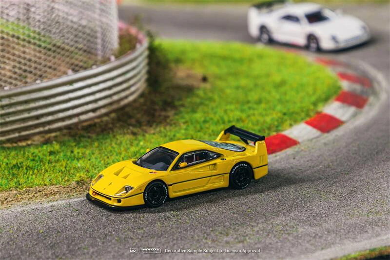 

Tarmac Works 1:64 F40 LM Yellow Diecast Model Car