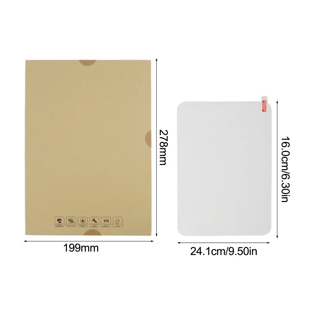 2pcs Tempered Glass Screen Protectors And Silicone Screen Covers Set For TM7 Screens Anti-scratches Splashes Dustproof