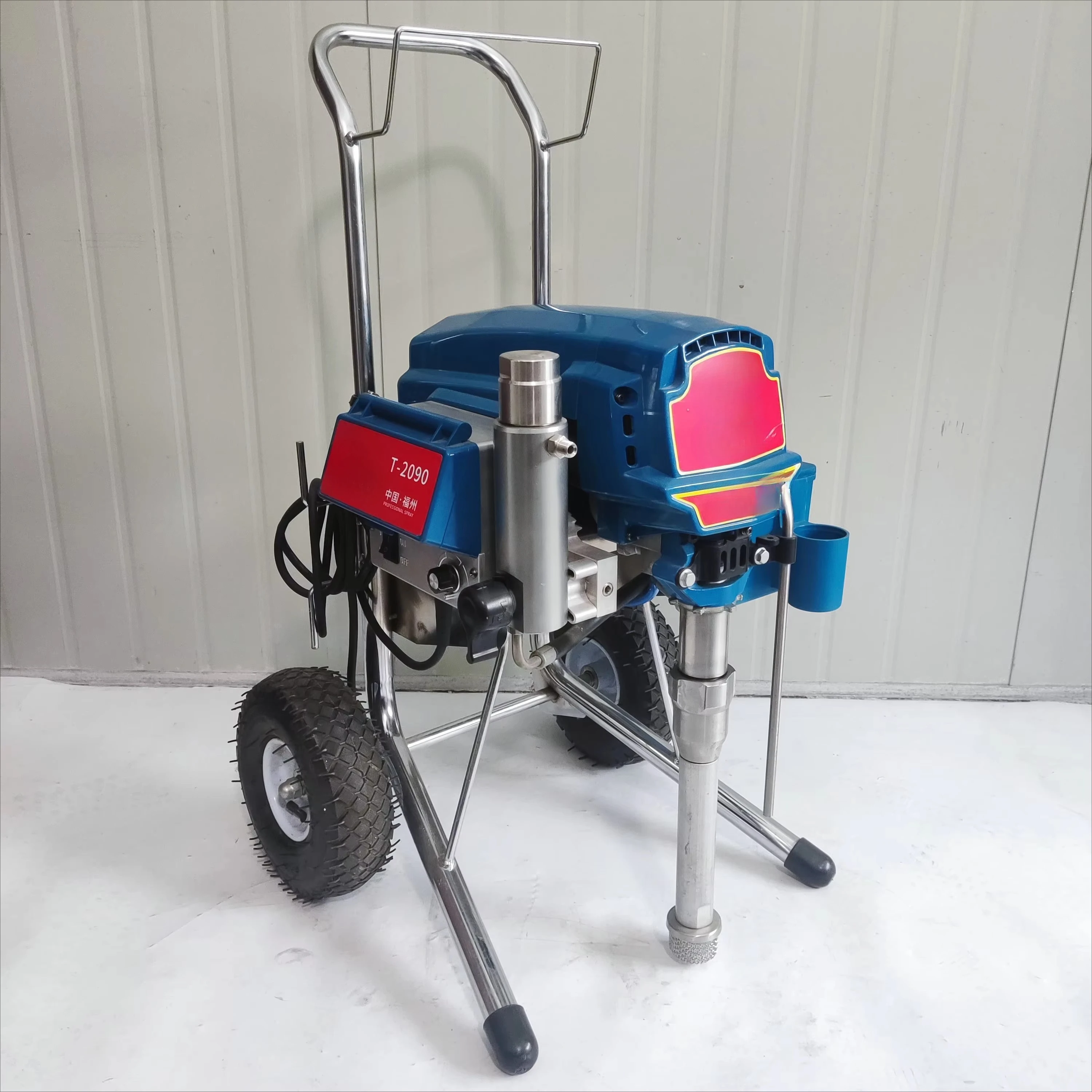 

T-2090 High Quality Portable Piston Type Electric Painting Machine Power Spray for Wall Paint Real Stone Latex Paint