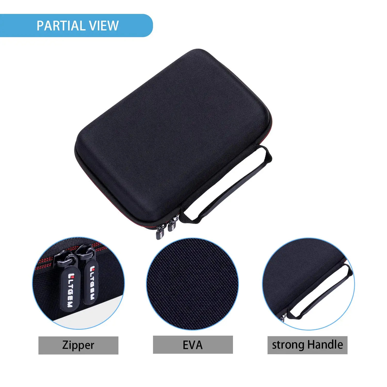 EVA 하드 케이스 DJI Osmo 액션 4, 3, 2/1, 고프로 히어로 시리즈 액션 카메라용, 방수 운반 보관 가방 (가방만 해당)