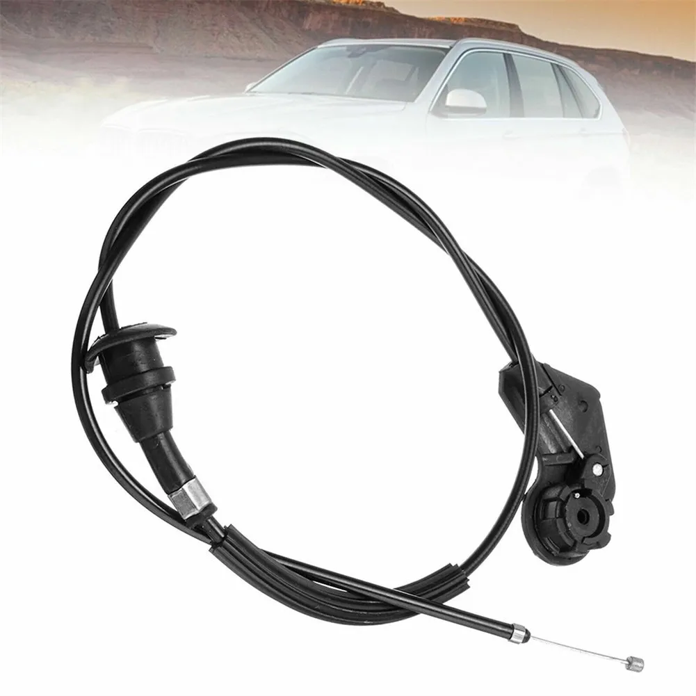 For Engine Hood Opening Hood Release Cable Hood Latch Cable As Picture Shown Plastic Material High Reliability