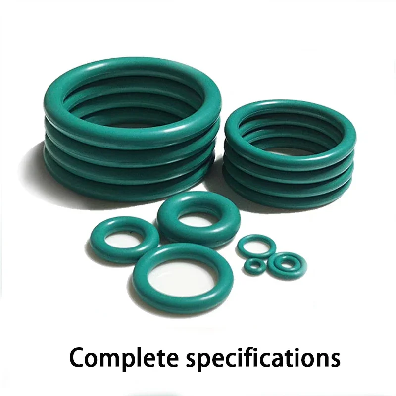 FKM CS2.5mm Cincin Penyegel Hijau Fluor Karet O-ring Premium Penyegelan Gasket Tahan Minyak Tahan Asam & Alkali Tahan HT
