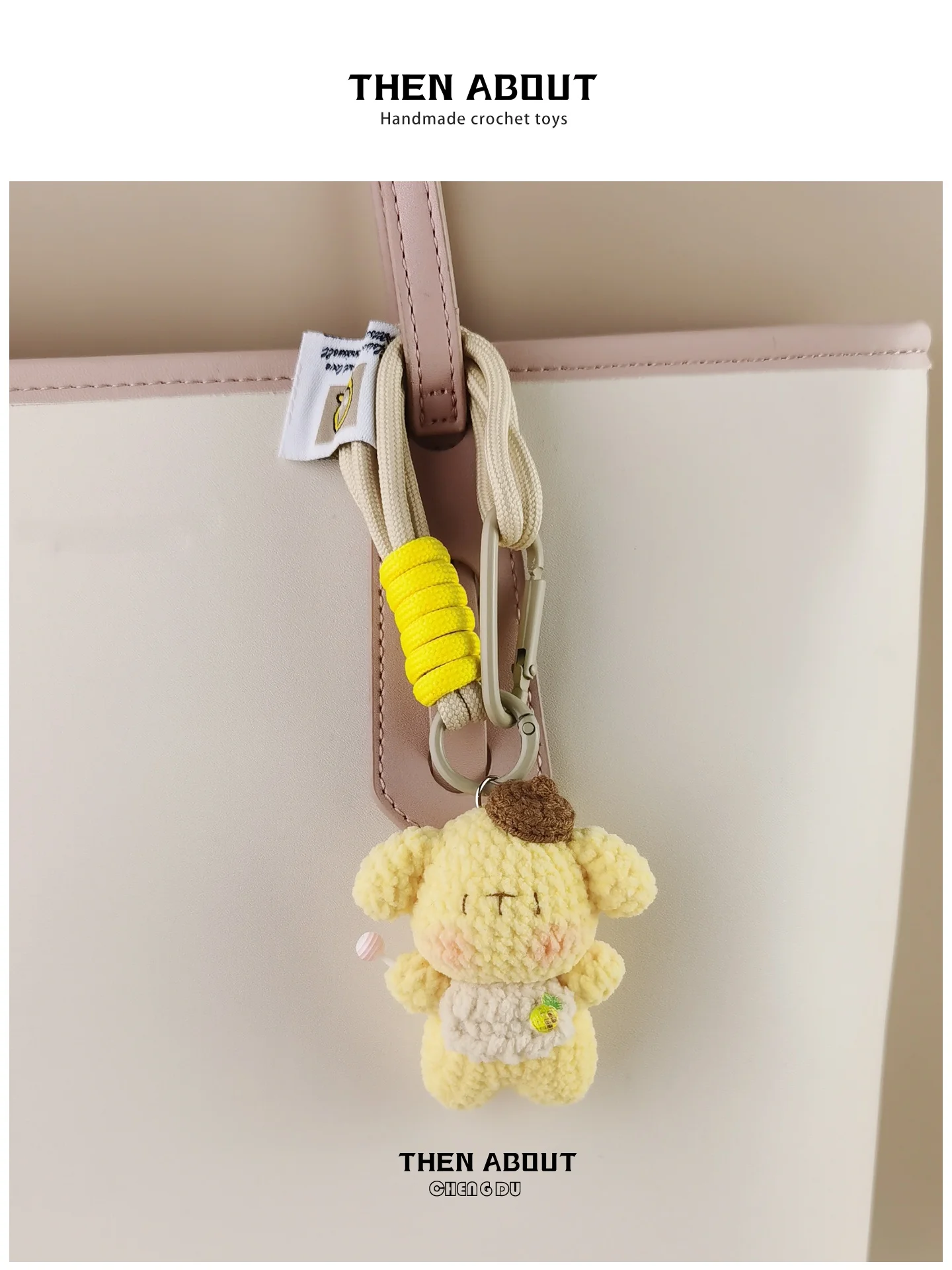 Adorable Over-The-Top Bibs Bag Charm Backpack Accessory Bookbag Pendant Small  Gift Cute Pudding Dog Bag Decorations