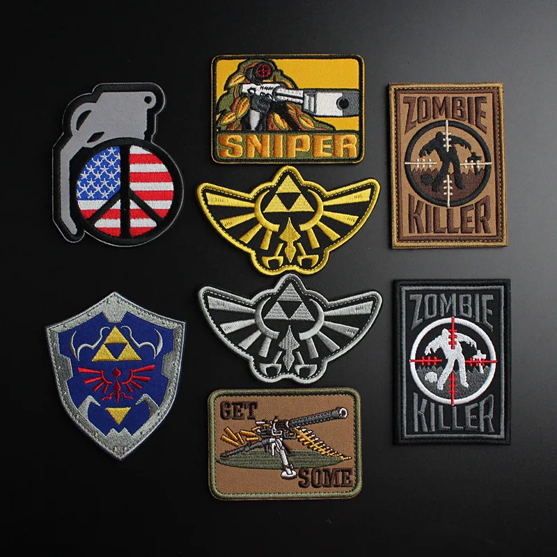 Embroidery Cloth Sticker  Legends Wings Armbands Royal Emblem Logo Tactical Military Badge Breath of the Wilderness Clothes hat