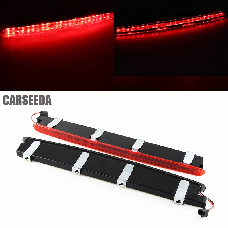 1PCS Smoke LENS Rear Trunk Replacement Red LED Third Stop Brake Light For 01-07 MERCEDES Benz W203 C230 C240 C300 C320 C32 C55 