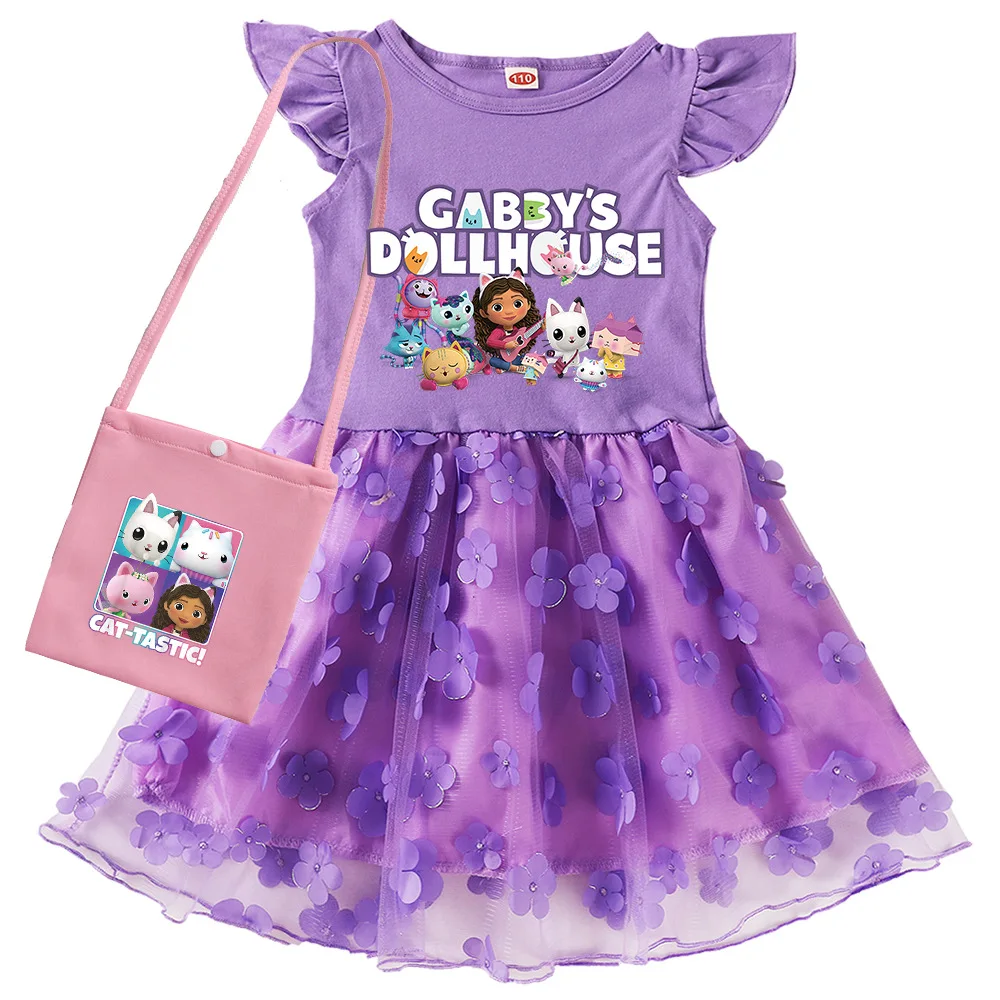 gabby birthday dress Gabby Dollhouse Dress Birthday Outfit/ Toddler Girls Dollhouse Party  Cosplay/ 3rd 4th Birthday Tutu/ Girls Cat Party Tutu