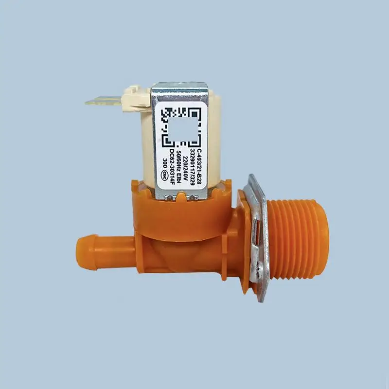 

Подходит для стиральной машины барабанного типа с клапаном DC62-30314F, электромагнитный клапан с одной головкой на входе