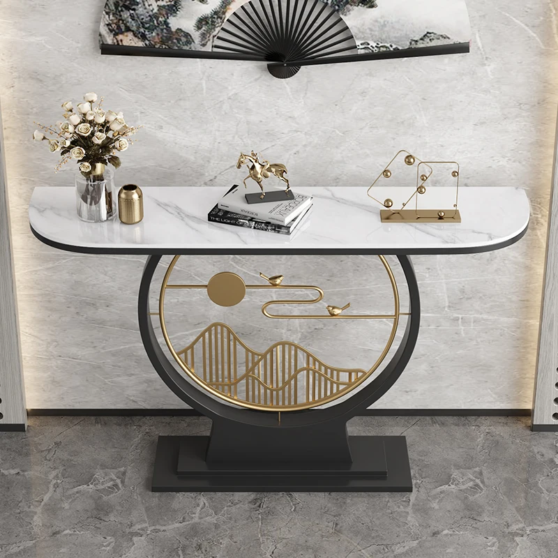 Trendy Aesthetic Console Table European Modern French Minimalist Console Table Vintage Unique Stół Konsolowy Room Furniture