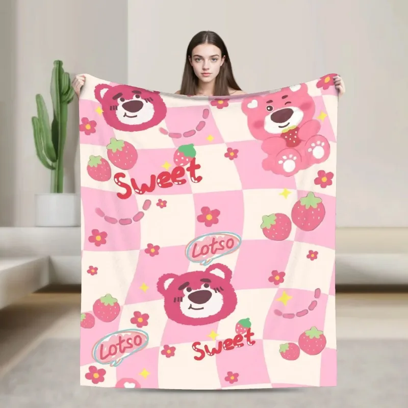 Hot Disney Cartoon Toy Story Cute Print Anime Blanket Funny Warm Throw Blankets for Bed Sofa Autumn/Winter Blanket
