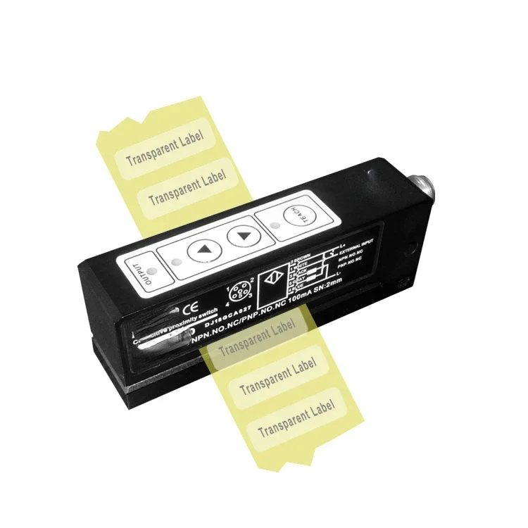 Hot salesClear Transparent Forked Sensor,  all in one Capacitive label sensors, paper or any non-metallic label transducer