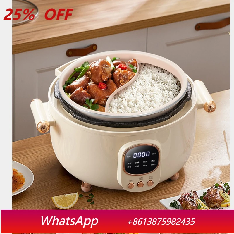 

YJQ universal mandarin duck three grid family photo electric pressure cooker