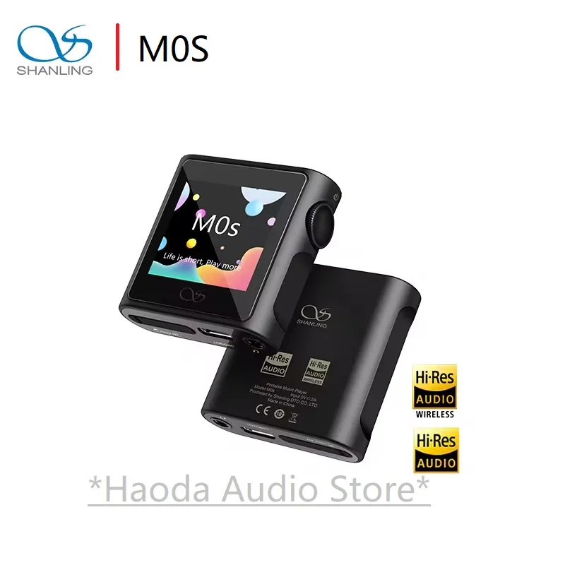 

SHANLING M0S Hi-Res Audio Music Player MP3 CS43131 USB DAC AMP Two-Way Bluetooth 5.0 LDAC/aptX/AAC/SBC PCM384 DSD128