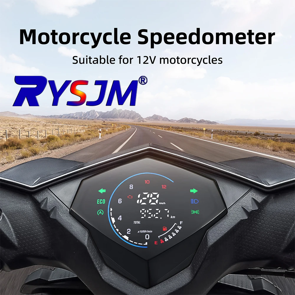 New Motorcycle Electronic Instrument with Clock Automatic Brightness Total Mileage Speedometer for YAMAHA Mio125 Mio I 125