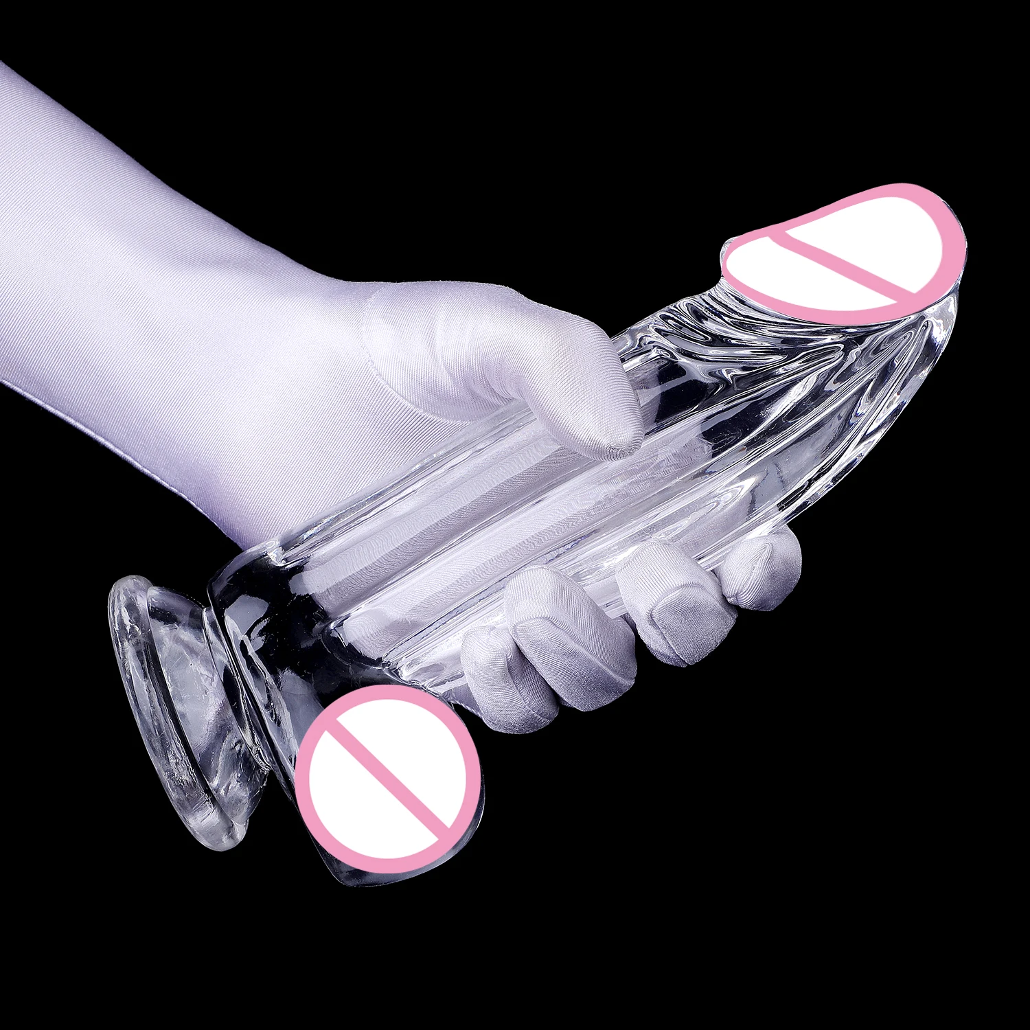 شفافة سيليكون كريستال دسار ، سميكة القضيب ، على شكل محاكاة ، لينة الشرج المكونات ، المحكمة الخلفية الاستمناء ، الإناث لعبة الجنس المنتج #4