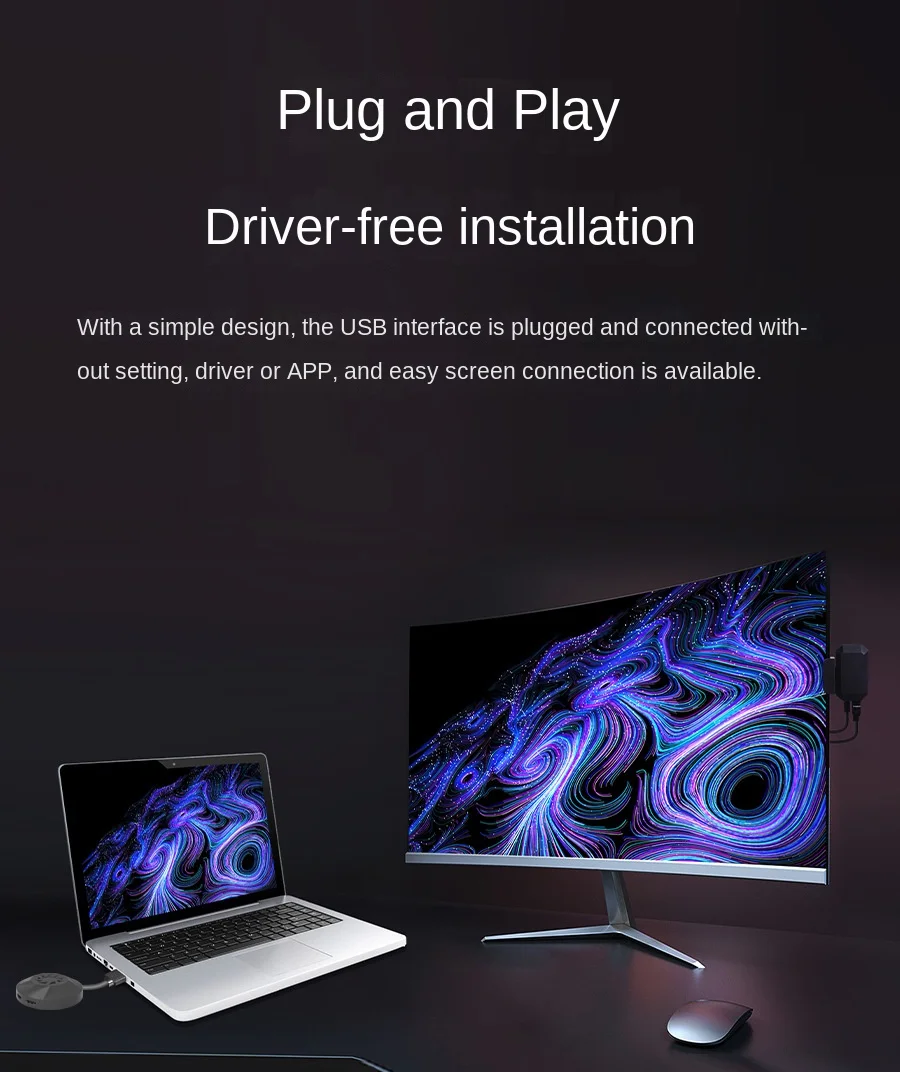 Wireless HDMI Transmitter 60GHz Millimeter Wave Same Screen Device with Zero Delay and No Latency for High Definition Transfer