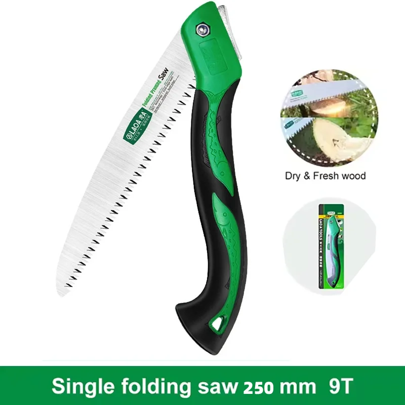 LAOA Foldable Saw 10 Inch Camping Portable Secateurs Gardening Pruner Tree Trimmers Garden Tool for Woodworking Hand Tools