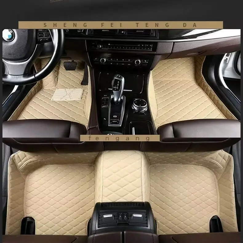 

YES high-quality PU leather car 3D foot mat suitable for Mercedes Benz S-Class AMG 2015-2018 wear-resistant customized foot mat