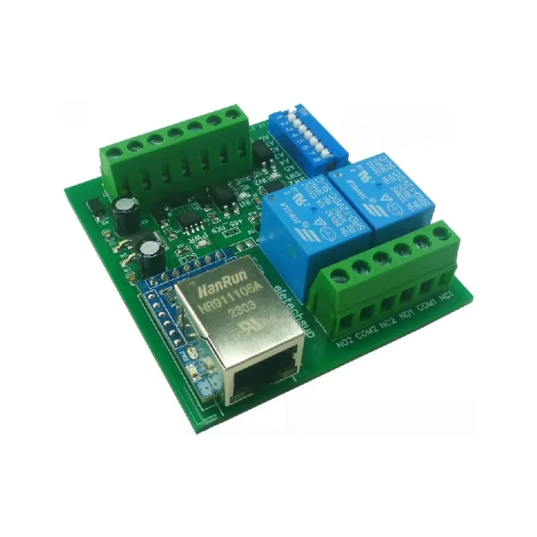 Плата расширения MQTT TCP UDP PLC IO: Ethernet в RS485, последовательный порт LAN RJ45, реле Modbus