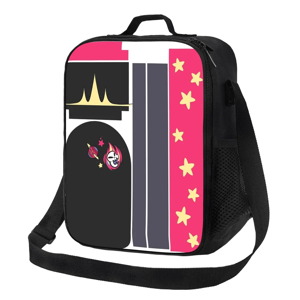 

Helluva Boss Octavia Сумки для обеда Изолированная коробка для бенто Водонепроницаемая сумка для обеда Герметичные сумки для пикника Сумка-холодильник для женщин Детей Школа