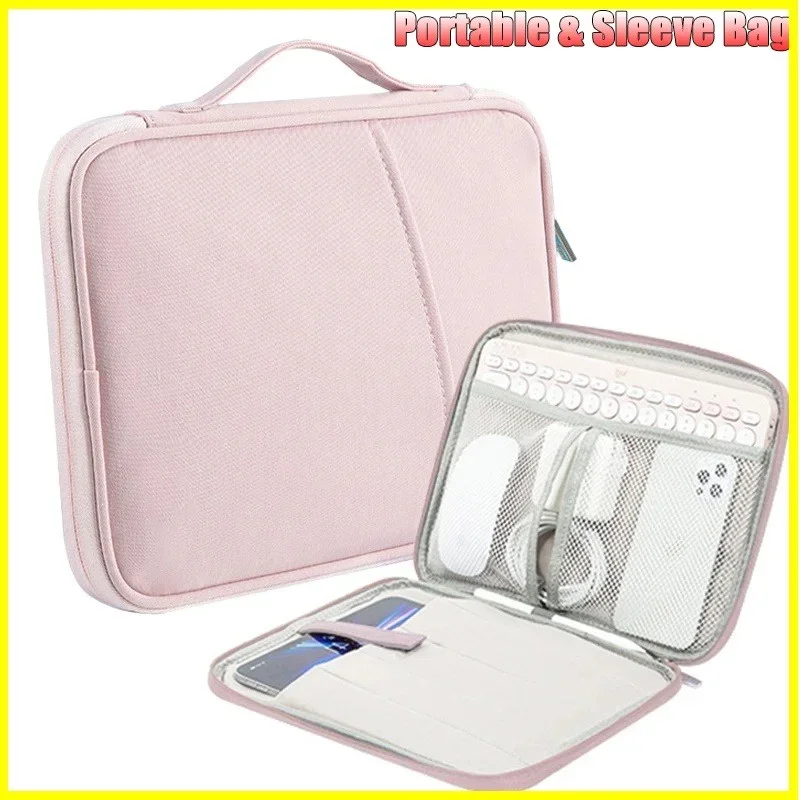 

for iPad Pro 11 13 2024 M4 M2 Case air 11 10th 10.2 7th 8th 9th Cover Air5 4 10.9 Air3 Pro10.5 Laptop bag Notebook Storage Pouch