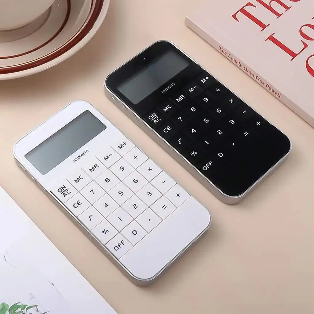 New Mini Electronic Calculator Simple Multifunctional Student Stationery 10 Digit Lightweight School Supplies Student