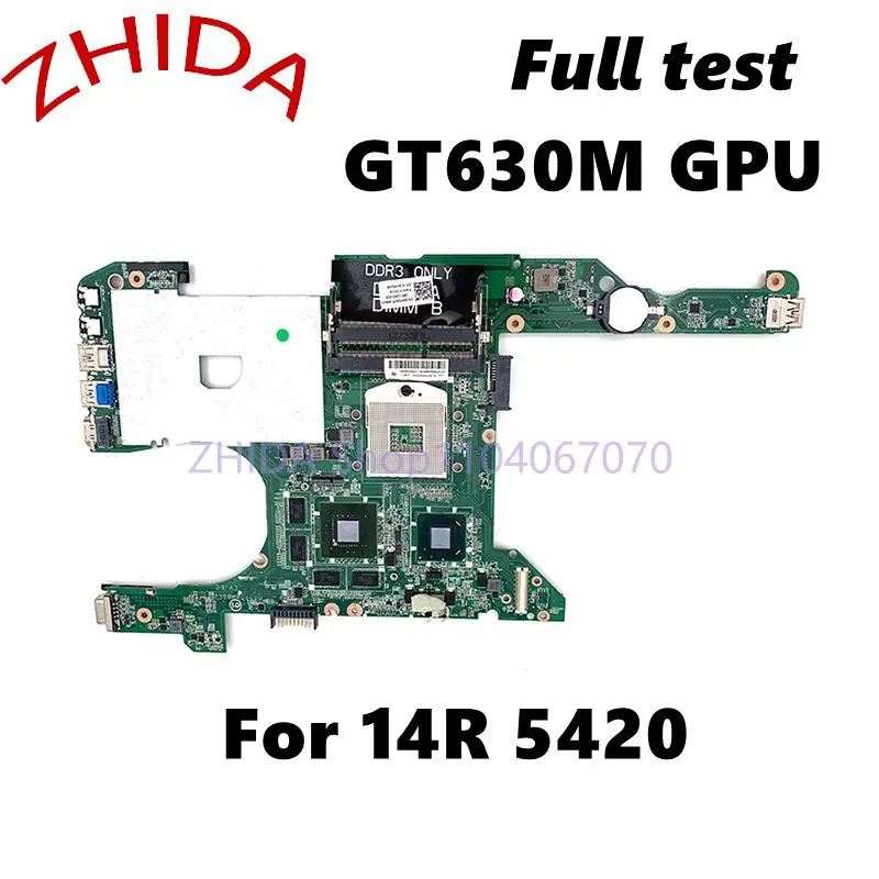 

Материнская плата для ноутбука DELL INSPIRON 14r 5420 GT630M GPU CN-0HMGWR 0HMGWR DA0R08MB6E2 DA0V08MB6E4, материнская плата с полным тестированием