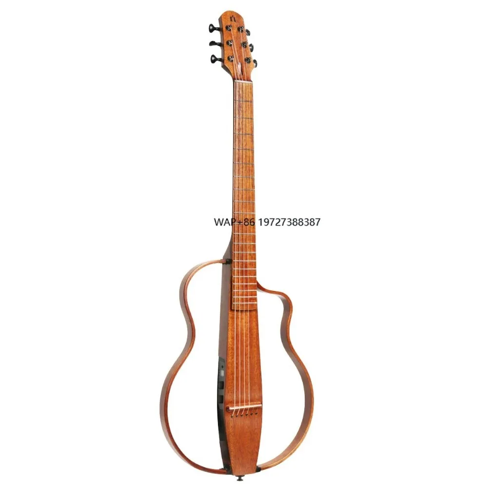 Unieke kenmerken Slimme stille 6-snarige gitaar Mahoniehouten body Elektrische gitaar met matte afwerking voor muziekliefhebbers