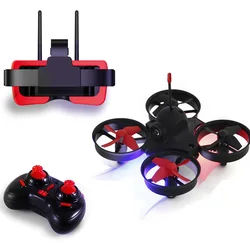 RTF Micro FPV RC Racing Quadcopter Toys w/ 5.8G S2 800TVL 40CH fotocamera/3 pollici LS-VR009 FPV occhiali VR auricolare elicottero Drone