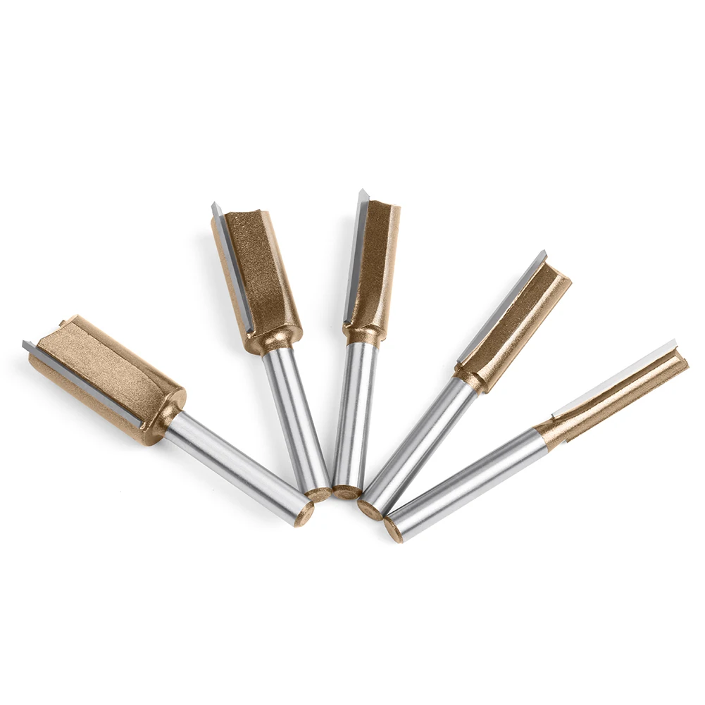1 Stück 6mm Schaft CNC Fräser, gerader Einzel- und Doppelklingen-Hobelfräser aus Wolframkarbid, Holzbearbeitungswerkzeug – Detail 10