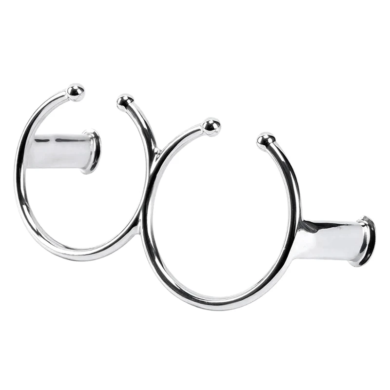 Double Ring Drink Holder Open-Ring Design Marine Boat Rv-Camper Polished Parts Marine Grade Stainless Steel Cup Holder