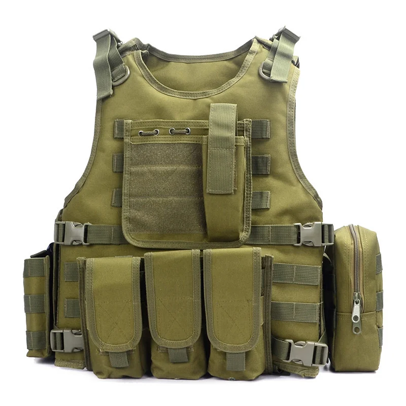 Hot-Selling Amphibious Quick-Release Lightweight Multi-Functional Tactical Vest Anti-Stab Insert Plate Outdoor Chest Bag