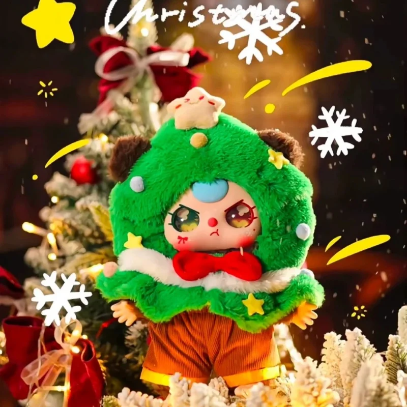 

Оригинальный Babythree Christmas 400% Baby Три года Рождественская серия слепая коробка виниловая плюшевая милая кукла орнамент загадочная коробка подарок