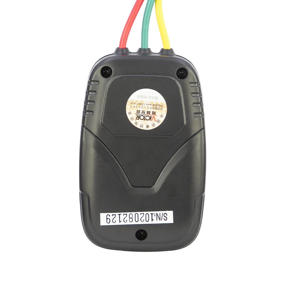 THREE-PHASE PHASE SEQUENCE TESTER maximum voltage is AC 600v and frequency range is 20 to 400Hz THREE-PHASE tester 850