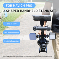For DJI Mavic 4 Pro Drone U-shaped Handheld Follow Shoot Bracket Modification Expansion Mount Stand Ground Photography Accessory